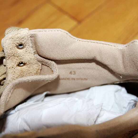 BNWT AW24 MARNI LEATHER SUEDE ANKLE COMBAT BOOTS 43 - Picture 8 of 16